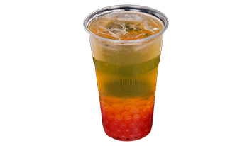 Produktbild Peach Green Bubble Tea