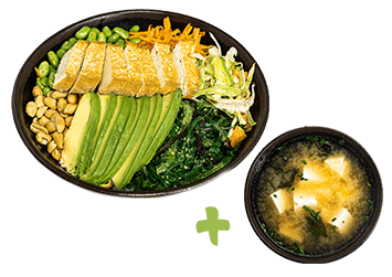 Produktbild Poke Bowl Tofu + Miso Suppe